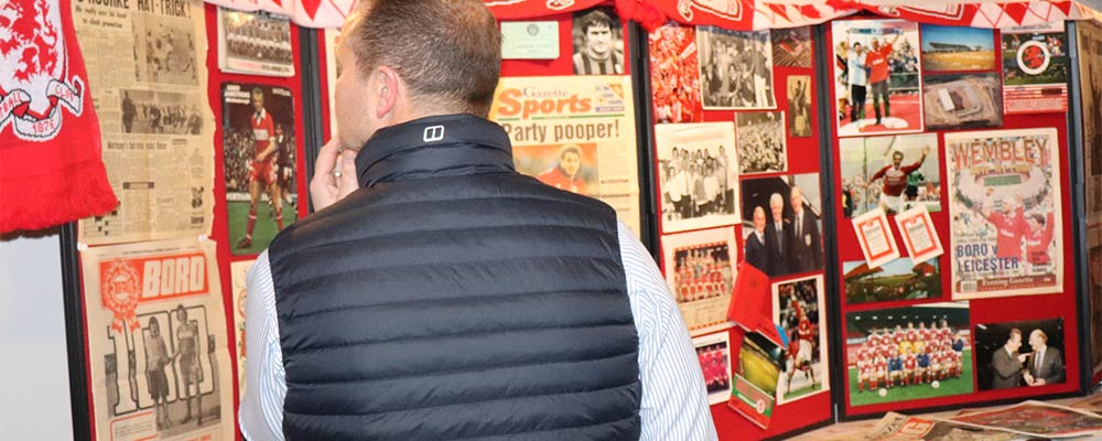 It's Back - Middlesbrough FC Foundation, Football Memorabilia Memory Room Exhibition
